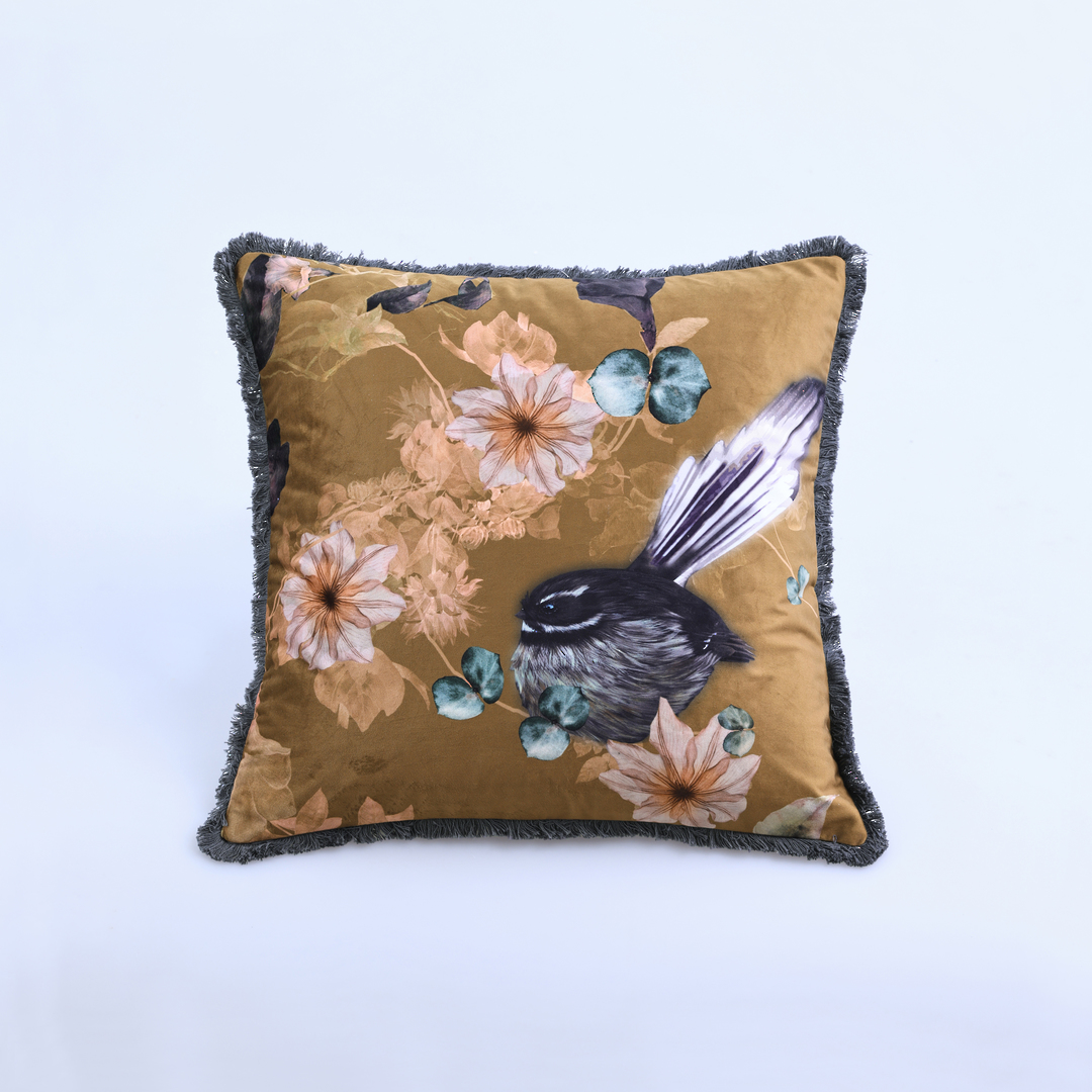 MM Linen - Fantails Duvet Set - Matching Cushion Extra image 3